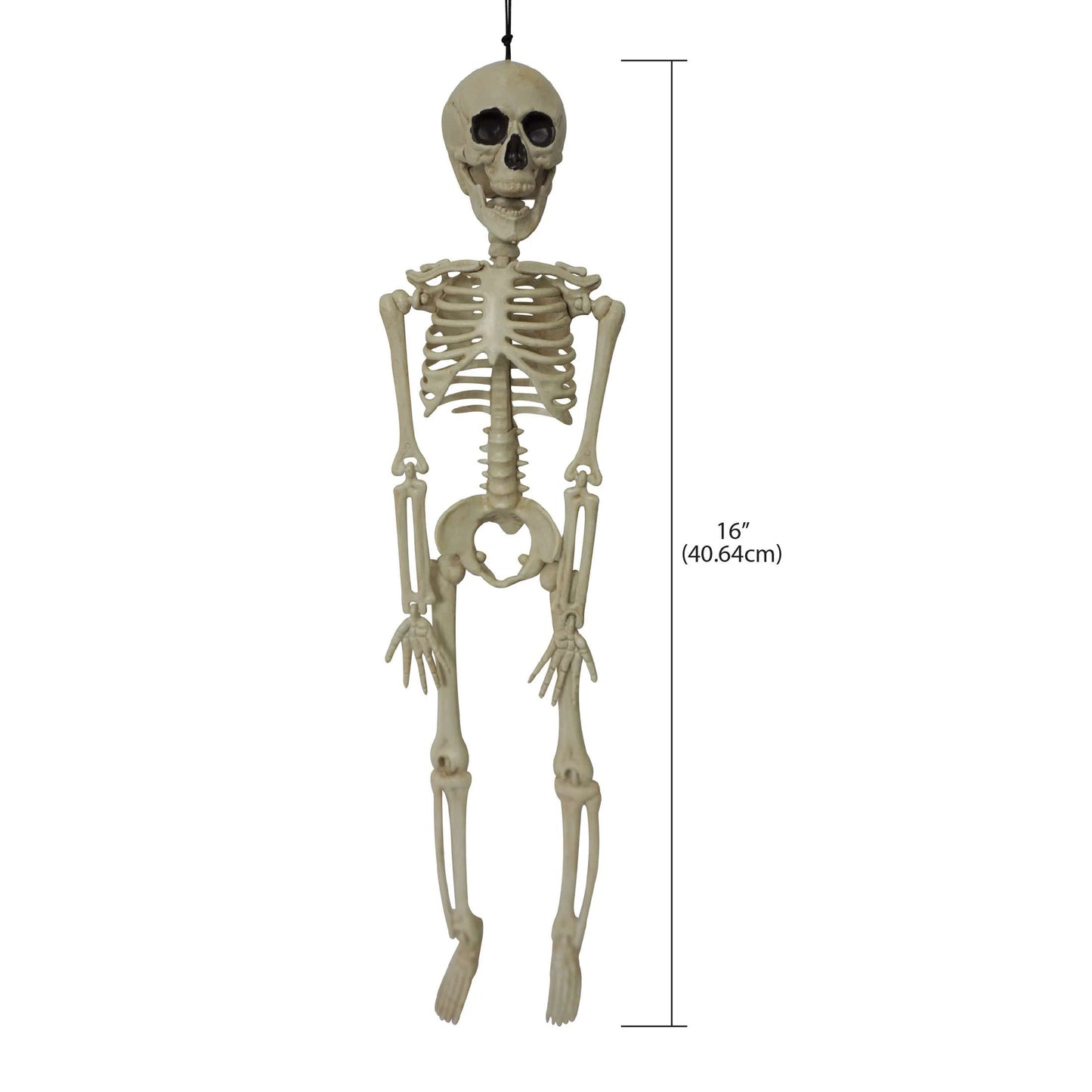 Halloween 16" Mini Poseable Skeleton Outdoor Decoration, by