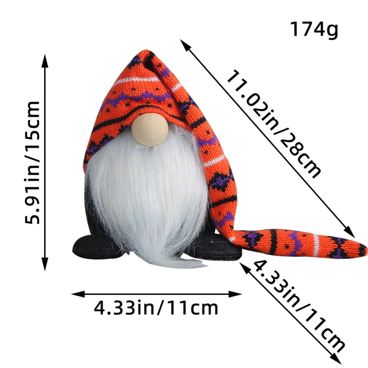 Fall/Halloween Faceless Gnome
