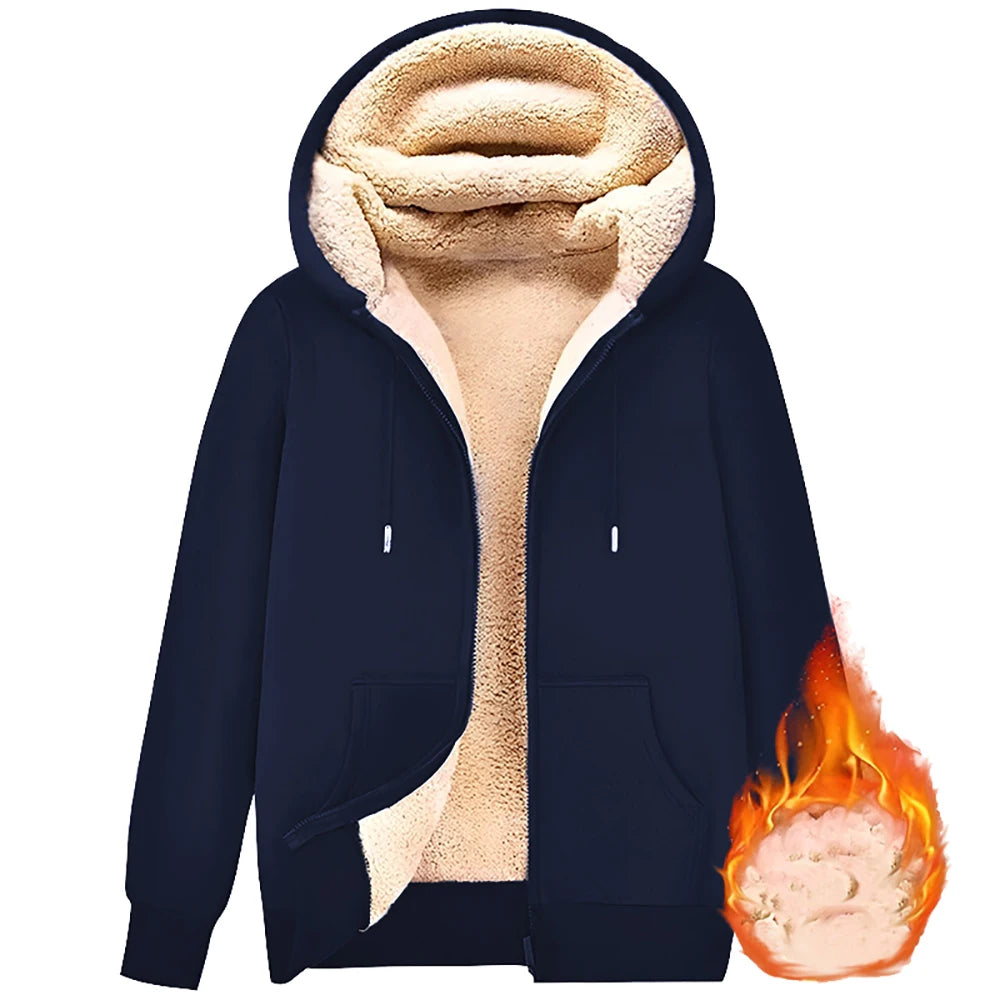EXTRA WARM SHERPA HOODIE