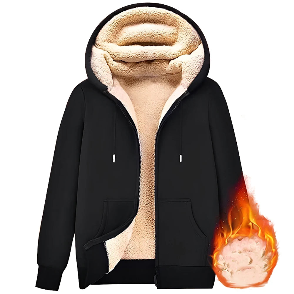 EXTRA WARM SHERPA HOODIE
