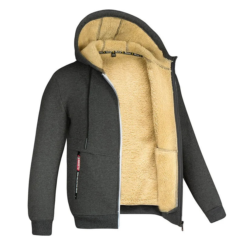 EXTRA WARM SHERPA HOODIE