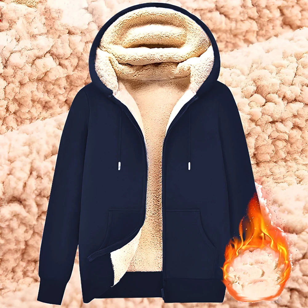 EXTRA WARM SHERPA HOODIE