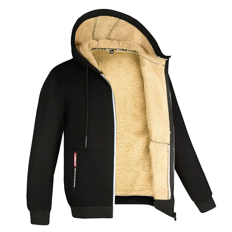EXTRA WARM SHERPA HOODIE