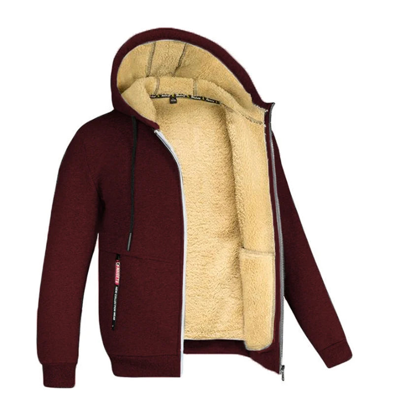 EXTRA WARM SHERPA HOODIE