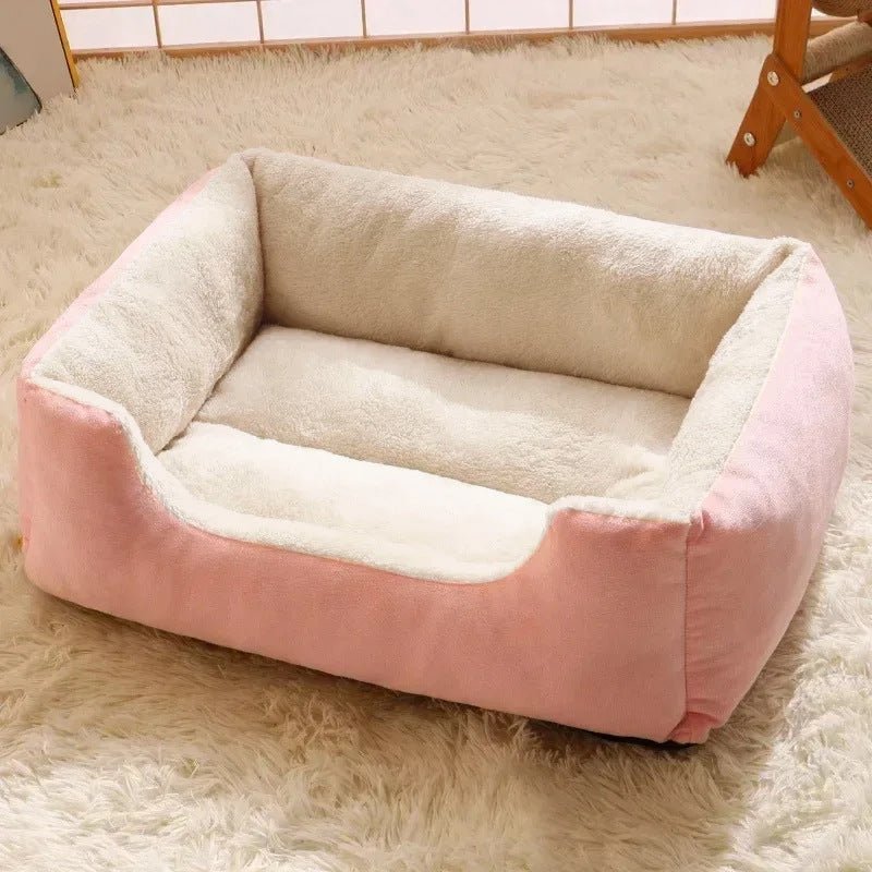 Cat Kennel, Kennel Mat, Winter Warm Square Nest, Small and Medium - Sized Dog/Cat - Clothes The Sale