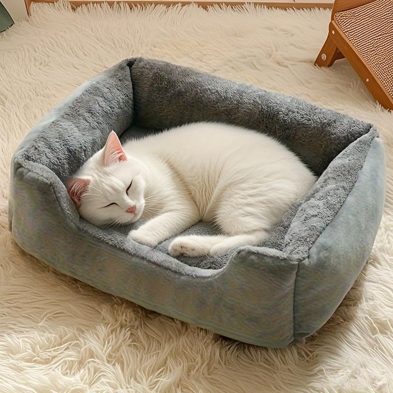 Cat Kennel, Kennel Mat, Winter Warm Square Nest, Small and Medium - Sized Dog/Cat - Clothes The Sale