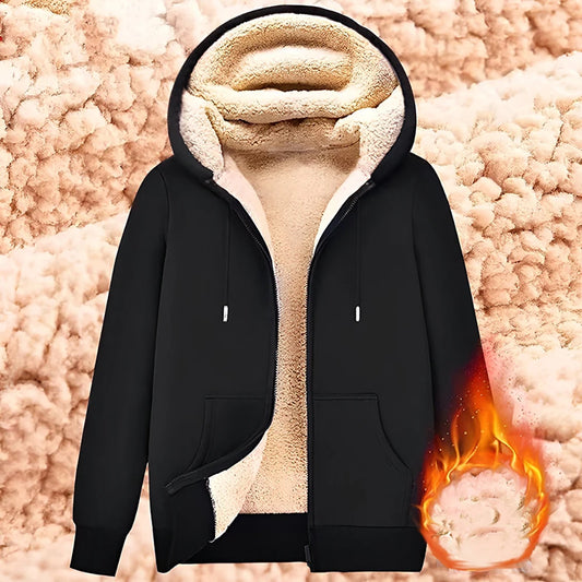 EXTRA WARM SHERPA HOODIE