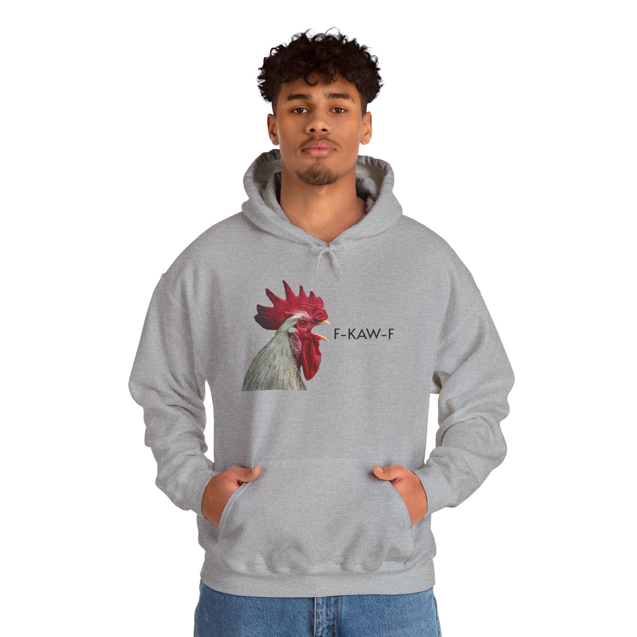 Funky Rooster Hoodie: Unisex Farm - Themed Loungewear - Clothes The Sale
